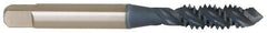 OSG - 7/16-14 UNC 3 Flute Bottoming Spiral Flute Tap - High Speed Steel, TiCN Finish, 3-5/32" OAL, Right Hand Flute, Right Hand Thread, H3, Series 107 - Benchmark Tooling