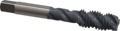 OSG - 1/2-13 UNC 3 Flute 2B Plug Spiral Flute Tap - High Speed Steel, elektraLUBE Finish, 3-3/8" OAL, Right Hand Flute, Right Hand Thread, H5, Series 107 - Benchmark Tooling