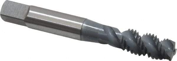 OSG - M10x1.50 Metric Coarse 3 Flute 6H Plug Spiral Flute Tap - High Speed Steel, elektraLUBE Finish, 2-15/16" OAL, Right Hand Flute, Right Hand Thread, D6, Series 143 - Benchmark Tooling