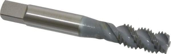 OSG - M10x1.50 Metric Coarse 3 Flute 6H Bottoming Spiral Flute Tap - High Speed Steel, elektraLUBE Finish, 2-15/16" OAL, Right Hand Flute, Right Hand Thread, D6, Series 143 - Benchmark Tooling