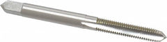 OSG - #8-32 UNC, H2, 3 Flute, Plug Chamfer, Bright Finish, High Speed Steel Hand STI Tap - 2-1/8" OAL, 3/4" Thread Length, 0.131" Square Size, Series 126 - Exact Industrial Supply