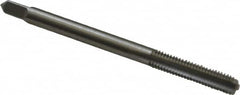 OSG - #4-40 UNC, H1, 3 Flute, Bottoming Chamfer, Bright Finish, High Speed Steel Hand STI Tap - 1-7/8" OAL, 9/16" Thread Length, 0.11" Square Size, Series 126 - Exact Industrial Supply
