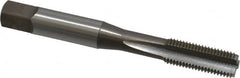 OSG - 1/4-28 UNF, H2, 3 Flute, Bottoming Chamfer, Bright Finish, High Speed Steel Hand STI Tap - 2-1/2" OAL, 1" Thread Length, 0.191" Square Size, Series 126 - Exact Industrial Supply