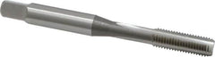 OSG - #10-32 UNF, H3, 3 Flute, Bottoming Chamfer, Bright Finish, High Speed Steel Hand STI Tap - 2-3/8" OAL, 7/8" Thread Length, 0.152" Square Size, Series 126 - Exact Industrial Supply