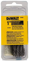 DeWALT - 1" Brush Diam, Knotted, End Brush - 1/4" Diam Shank, 20,000 Max RPM - Benchmark Tooling