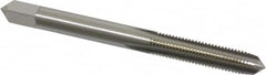 OSG - #12-32 UNEF 4 Flute Bright Finish High Speed Steel Straight Flute Standard Hand Tap - Plug, Right Hand Thread, 2-3/8" OAL, 15/16" Thread Length, H3 Limit, Oversize - Exact Industrial Supply