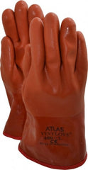 SHOWA - Size L (9), 12" Long, PVC Chemical Resistant Gloves - Benchmark Tooling