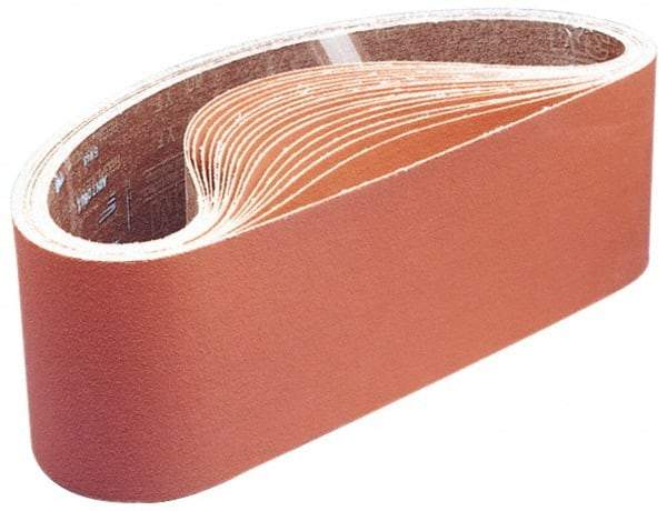 3M - 37" Wide x 60" OAL, 100 Grit, Ceramic Abrasive Belt - Ceramic, Fine, Coated, Y Weighted Cloth Backing, Series 970DZ - Benchmark Tooling