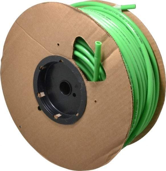 Parker - 0.275" ID x 3/8" OD, 3/64" Wall Thickness, 250' Long, Nylon Tube - Green, 250 Max psi, -65 to 200°F - Benchmark Tooling