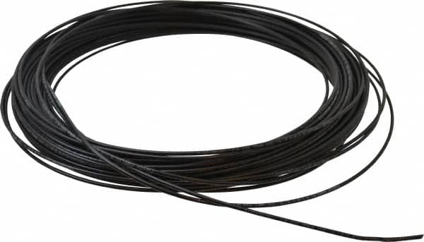 Parker - 1/16" ID x 1/8" OD, 1/32" Wall Thickness, 100' Long, Nylon Tube - Black, 500 Max psi, -65 to 200°F - Benchmark Tooling