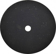 Norton - 6" 36 Grit Aluminum Oxide Cutoff Wheel - 1/16" Thick, 5/8" Arbor, 10,185 Max RPM, Use with Circular Saws - Benchmark Tooling