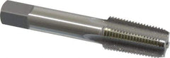 OSG - 1/8-27 NPT Thread, 4 Flute Standard Pipe Tap - 2-1/8" OAL, 3/4" Thread Length, 5/16" Shank Diam, Bright Finish, High Speed Steel - Exact Industrial Supply