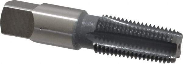 OSG - 1/4-18 NPT Thread, 4 Flute Standard Pipe Tap - 2-7/16" OAL, 1-1/16" Thread Length, 9/16" Shank Diam, elektraLUBE Finish, High Speed Steel - Exact Industrial Supply