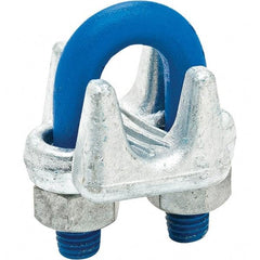 Campbell - 1/2" Wire Rope Clips - 1/2 - 13, Steel, Galvanized - Benchmark Tooling