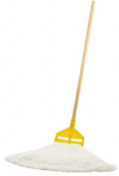 Rubbermaid - Medium Nylon Loop End Mop Pad - Quick Change Connection, Use with WetJet Mops, Cleaning Solution - Benchmark Tooling