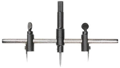 General - 5/8 to 6-1/2" Cutting Diam, Circle Cutter Tool - Straight Shank, 3/8" Shank Diam - Benchmark Tooling