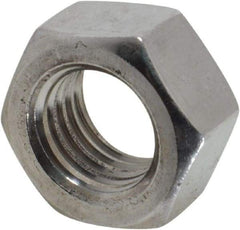 Value Collection - M16x2.00 Metric Coarse Stainless Steel Right Hand Hex Nut - 24mm Across Flats, 13mm High, Uncoated - Benchmark Tooling