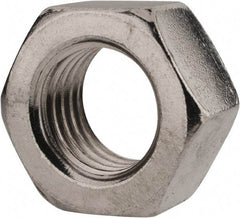 Value Collection - M20x2.50 Metric Coarse Stainless Steel Right Hand Hex Nut - 30mm Across Flats, 16mm High, Uncoated - Benchmark Tooling