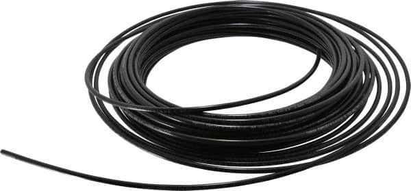 Parker - 1/8" ID x 1/4" OD, 1/16" Wall Thickness, 100' Long, Nylon Tube - Black, 500 Max psi, -65 to 200°F - Benchmark Tooling