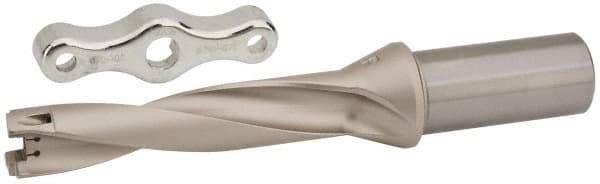 Iscar - 0.787 to 0.823" Diam, 5xD, 3.94" Max Depth, 1" Shank Diam, 7.2" OAL, Replaceable Tip Drill - IDI-SG, IDI-SK Insert, 20 Seat Size, DCM Toolholder, Series ChamDrill - Benchmark Tooling