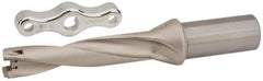 Iscar - 0.787 to 0.823" Diam, 5xD, 3.94" Max Depth, 1" Shank Diam, 7.2" OAL, Replaceable Tip Drill - IDI-SG, IDI-SK Insert, 20 Seat Size, DCM Toolholder, Series ChamDrill - Benchmark Tooling