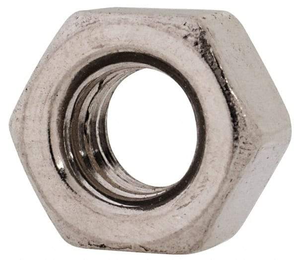 Value Collection - M6x1.00 Metric Coarse Stainless Steel Right Hand Heavy Hex Nut - 10mm Across Flats, 6mm High, Uncoated - Benchmark Tooling