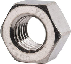 Value Collection - M10x1.50 Metric Coarse Stainless Steel Right Hand Heavy Hex Nut - 17mm Across Flats, 10mm High, Uncoated - Benchmark Tooling