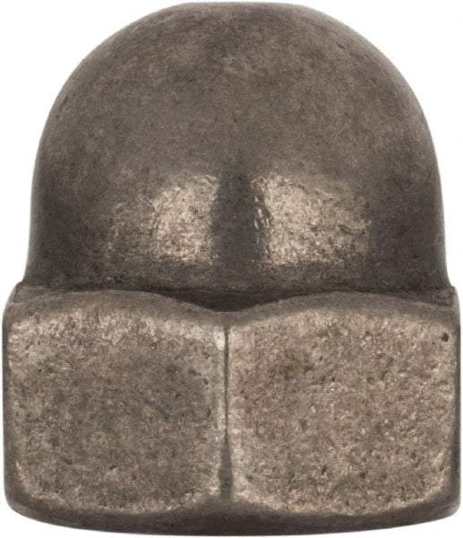 Value Collection - M12x1.75 Metric Coarse, 19mm Width Across Flats, Uncoated, Stainless Steel Acorn Nut - 22mm Overall Height, Austenitic A4, DIN 1587 - Benchmark Tooling