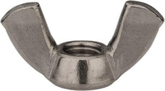 Value Collection - M8x1.25 Metric Coarse, Stainless Steel Standard Wing Nut - Grade 316, Austenitic Grade A4, 30.3mm Wing Span, 14.8mm Wing Span - Benchmark Tooling