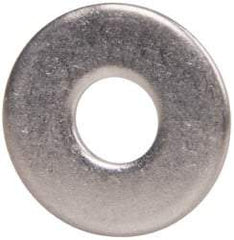 Value Collection - M5 Screw, Grade 18-8 Stainless Steel Fender Flat Washer - 5.3mm ID x 15mm OD, Plain Finish - Benchmark Tooling
