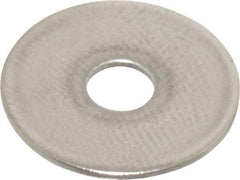 Value Collection - M4 Screw, Grade 18-8 Stainless Steel Fender Flat Washer - 4.3mm ID x 16mm OD, Plain Finish - Benchmark Tooling