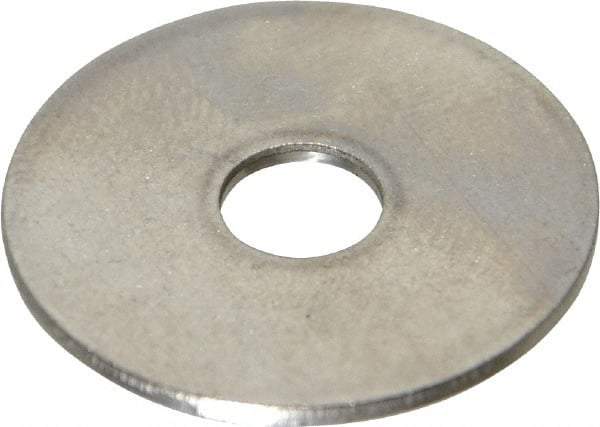 Value Collection - M6 Screw, Grade 18-8 Stainless Steel Fender Flat Washer - 6.4mm ID x 24mm OD, 1.2mm Thick, Plain Finish - Benchmark Tooling
