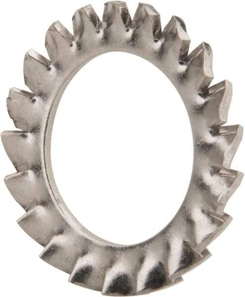 Value Collection - M22 Screw, 23mm ID, Stainless Steel External Tooth Lock Washer - 36mm OD, Uncoated, Grade 18-8 & Austenitic A2 - Benchmark Tooling