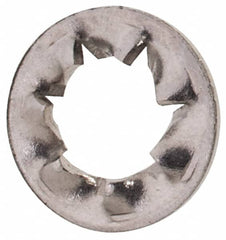 Value Collection - M2.5 Screw, 2.7mm ID, Stainless Steel Internal Tooth Lock Washer - 5.5mm OD, Uncoated, Grade 18-8 & Austenitic A2 - Benchmark Tooling