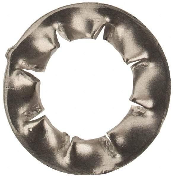 Value Collection - M5 Screw, 5.3mm ID, Stainless Steel Internal Tooth Lock Washer - 10mm OD, Uncoated, Grade 18-8 & Austenitic A2 - Benchmark Tooling