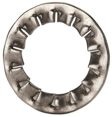 Value Collection - M14 Screw, 15mm ID, Stainless Steel Internal Tooth Lock Washer - 24mm OD, Uncoated, Grade 18-8 & Austenitic A2 - Benchmark Tooling