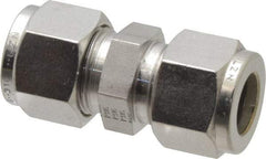 Parker - 1/2" OD, Stainless Steel Union - 13/16" Hex, Comp x Comp Ends - Benchmark Tooling