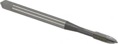 OSG - M3x0.50 Metric Coarse, 2 Flute, Bright Finish, High Speed Steel Spiral Point Tap - Plug Chamfer, Right Hand Thread, 1-15/16" OAL, 5/8" Thread Length, 0.141" Shank Diam, 6H Class of Fit, Series 142 - Exact Industrial Supply
