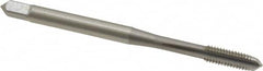 OSG - M3.5x0.60 Metric Coarse 6H 3 Flute Bright Finish High Speed Steel Straight Flute Standard Hand Tap - Plug, Right Hand Thread, 2" OAL, 11/16" Thread Length, D4 Limit, Oversize - Exact Industrial Supply