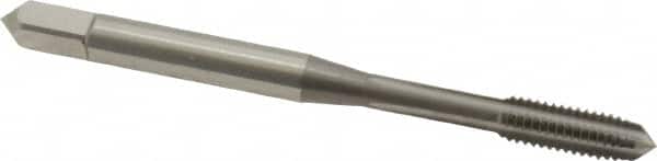 OSG - M4x0.70 Metric Coarse 6H 4 Flute Bright Finish High Speed Steel Straight Flute Standard Hand Tap - Plug, Right Hand Thread, 2-1/8" OAL, 3/4" Thread Length, D4 Limit, Oversize - Exact Industrial Supply