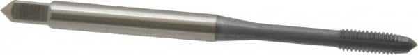 OSG - M3x0.50 Metric Coarse 6H 3 Flute elektraLUBE Finish High Speed Steel Straight Flute Standard Hand Tap - Plug, Right Hand Thread, 1-15/16" OAL, 5/8" Thread Length, D3 Limit - Exact Industrial Supply