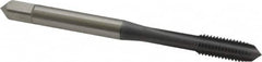 OSG - M5x0.80 Metric Coarse 6H 4 Flute elektraLUBE Finish High Speed Steel Straight Flute Standard Hand Tap - Plug, Right Hand Thread, 2-3/8" OAL, 7/8" Thread Length, D4 Limit - Exact Industrial Supply