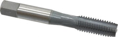 OSG - M10x1.50 Metric Coarse 6H 4 Flute elektraLUBE Finish High Speed Steel Straight Flute Standard Hand Tap - Plug, Right Hand Thread, 2-15/16" OAL, 1-1/4" Thread Length, D6 Limit - Exact Industrial Supply