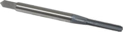 OSG - M2.5x0.45 Metric Coarse 6H 3 Flute elektraLUBE Finish High Speed Steel Straight Flute Standard Hand Tap - Bottoming, Right Hand Thread, 1-13/16" OAL, 1/2" Thread Length, D3 Limit - Exact Industrial Supply