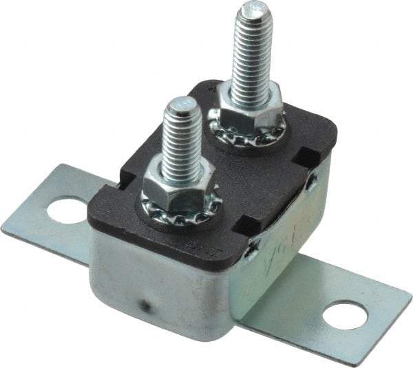 Value Collection - 15 Amp Automotive Heavy Duty Stud Terminal Circuit Breaker - Crosswise Bracket Mount, 1.259" Long x 0.838" Wide 0.652" High - Benchmark Tooling