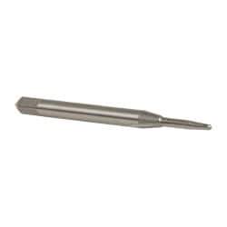 OSG - #1-72 UNF 3B 2 Flute Bright Finish High Speed Steel Straight Flute Standard Hand Tap - Taper, Right Hand Thread, 1-11/16" OAL, 3/8" Thread Length, H1 Limit, Oversize - Exact Industrial Supply