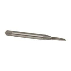 OSG - #1-72 UNF 3B 2 Flute Bright Finish High Speed Steel Straight Flute Standard Hand Tap - Taper, Right Hand Thread, 1-11/16" OAL, 3/8" Thread Length, H1 Limit, Oversize - Exact Industrial Supply