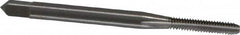 OSG - #3-48 UNC 2B 2 Flute Bright Finish High Speed Steel Straight Flute Standard Hand Tap - Bottoming, Right Hand Thread, 1-13/16" OAL, 1/2" Thread Length, H2 Limit, Oversize - Exact Industrial Supply