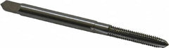OSG - #5-44 UNF 2B 3 Flute Bright Finish High Speed Steel Straight Flute Standard Hand Tap - Plug, Right Hand Thread, 1-15/16" OAL, 5/8" Thread Length, H2 Limit, Oversize - Exact Industrial Supply