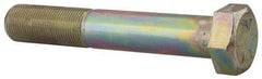 Made in USA - 1-14 UNF, 6" Length Under Head Hex Head Cap Screw - Partially Threaded, Grade 8 Alloy Steel, Zinc Yellow Dichromate Finish, 1-1/2" Hex - Benchmark Tooling